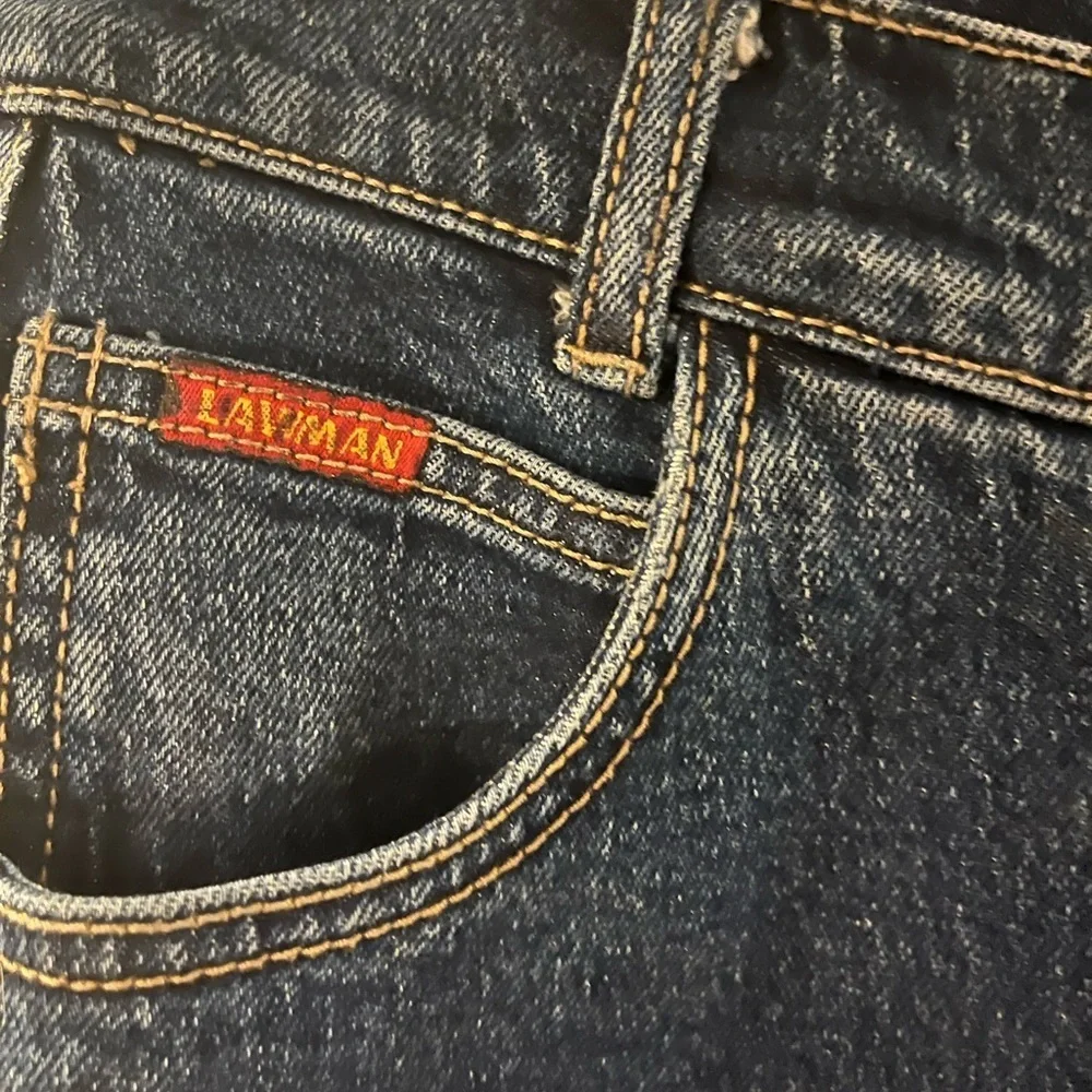 Vintage Lawman  Western Jeans  chain design, size 7